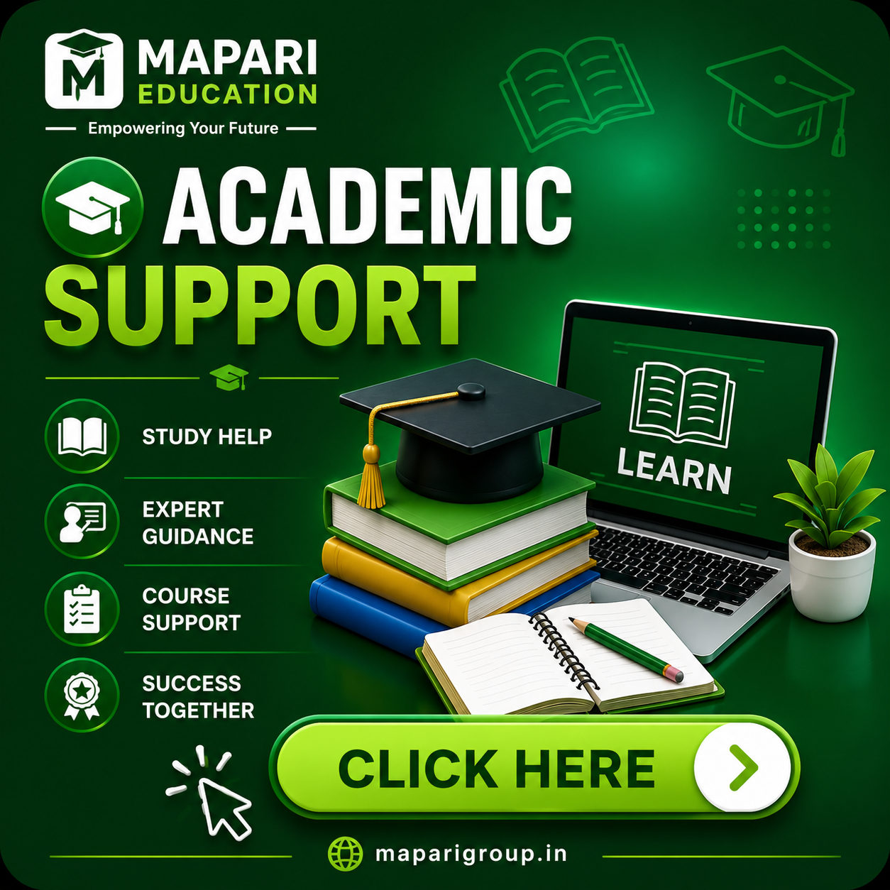 Academic Support banner