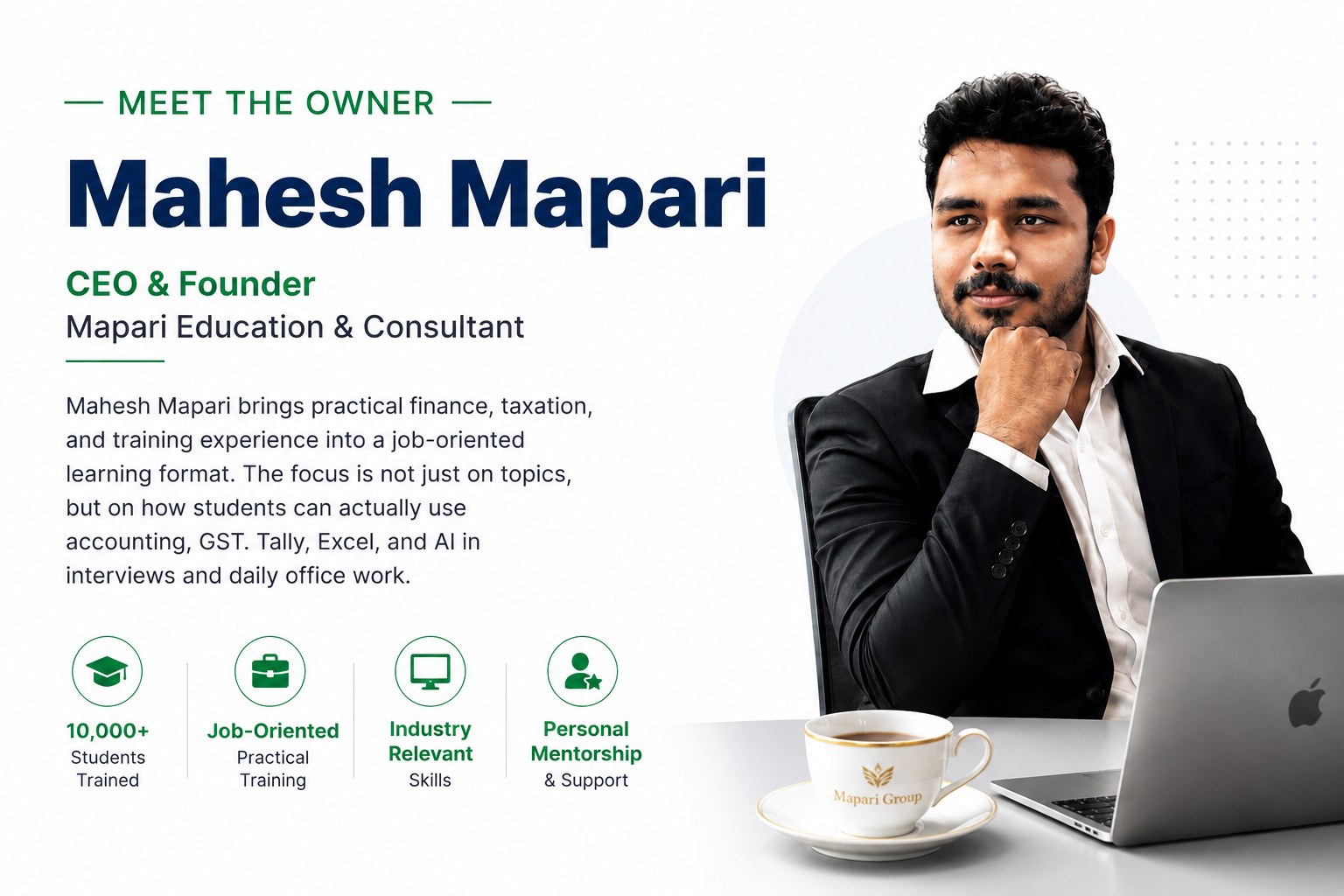 Meet the owner of Mapari Education and Consultant