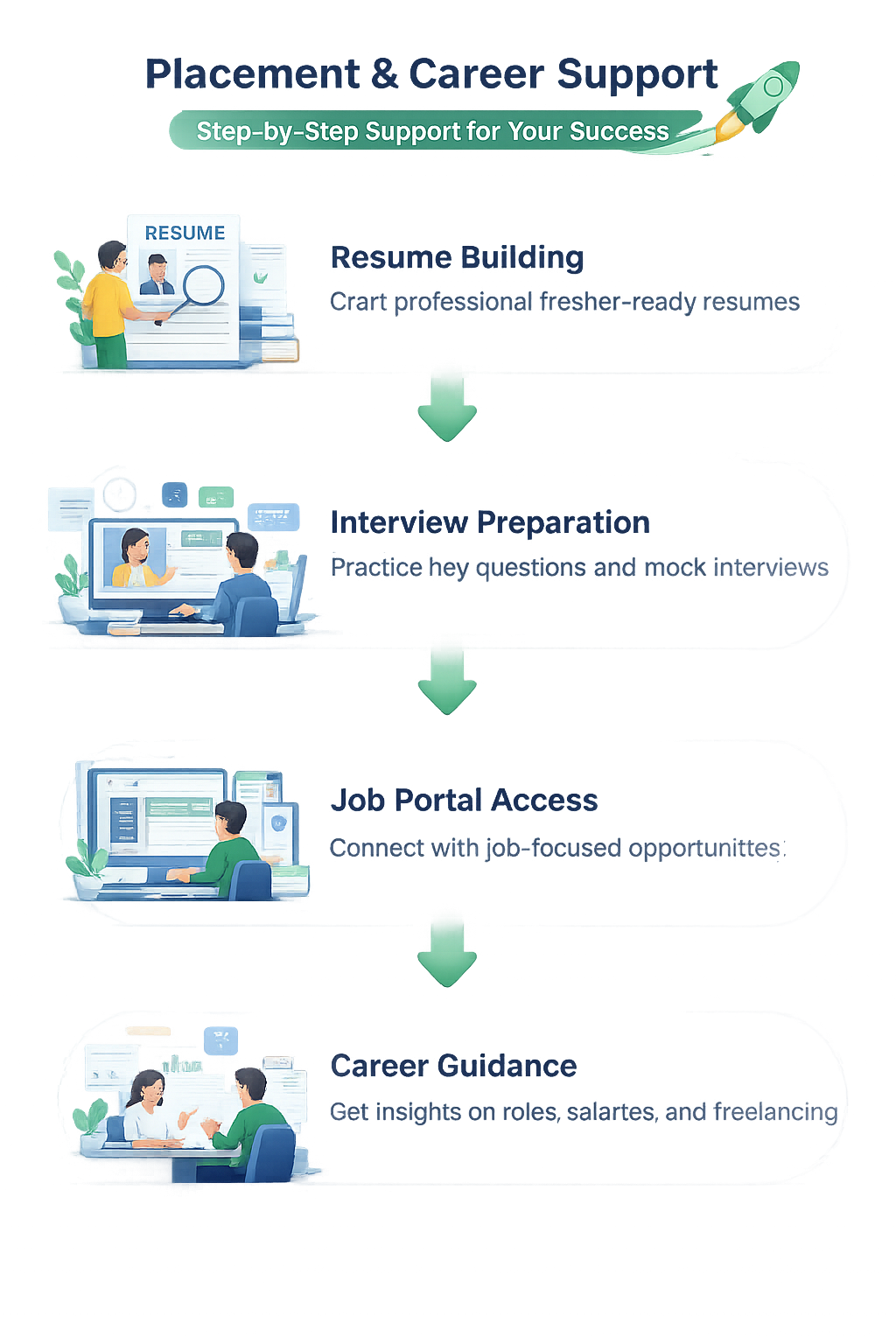 Placement and career support process